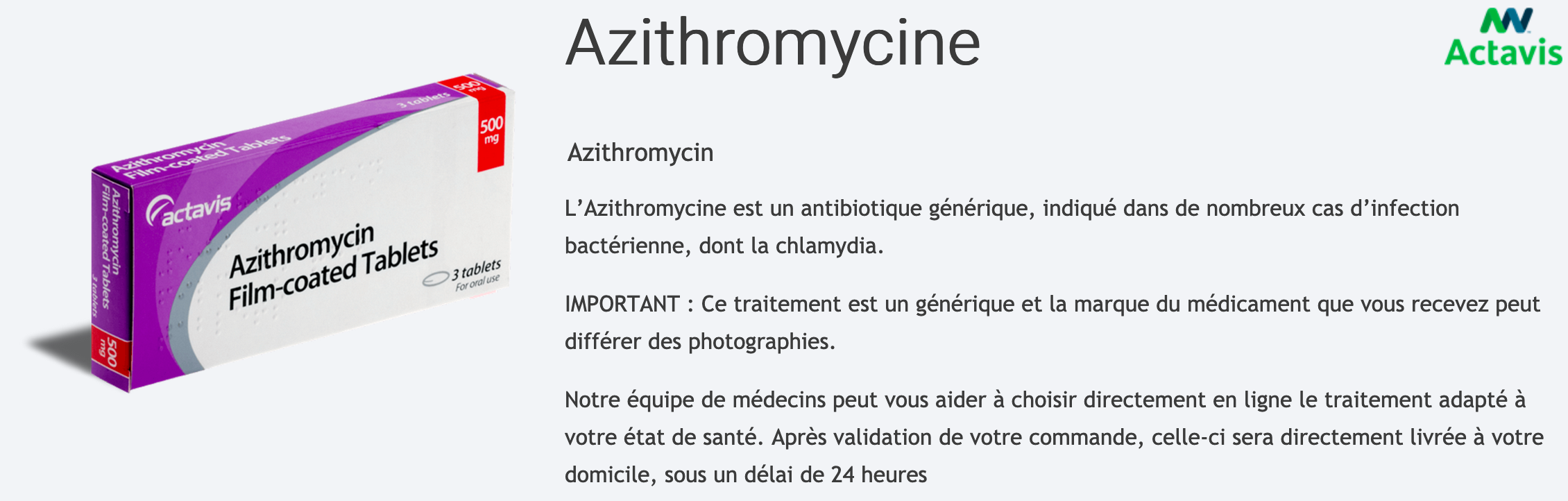 Azithromycin 500mg zenith