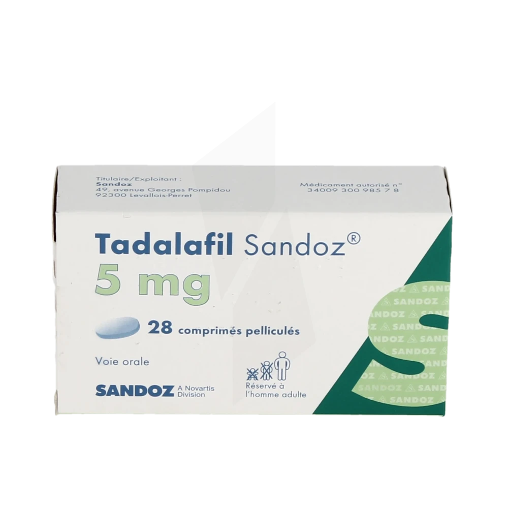 Tadalafil 5mg prix france
