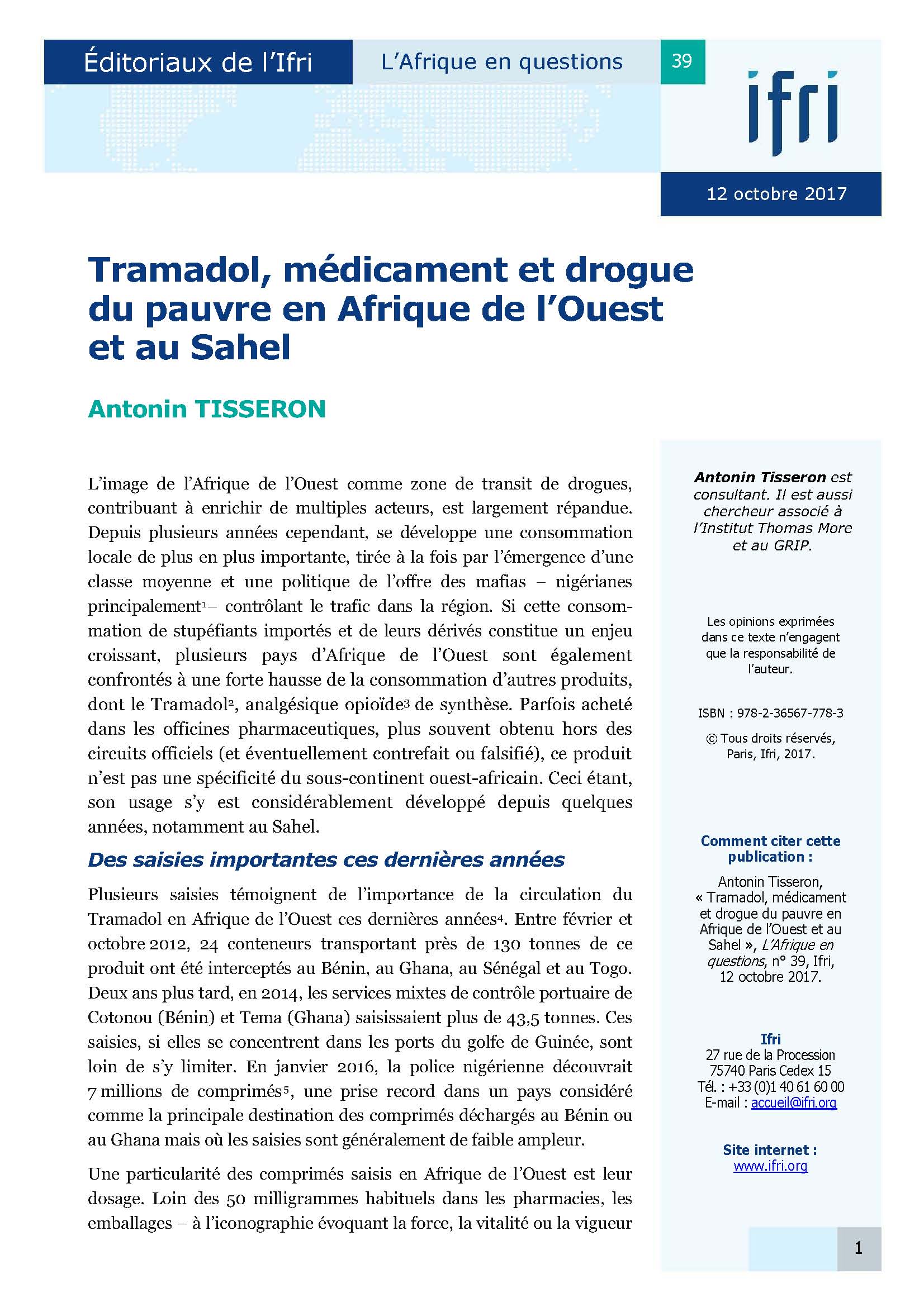 Où acheter du tramadol