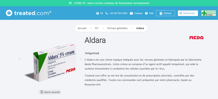 imiquimod sans ordonnance