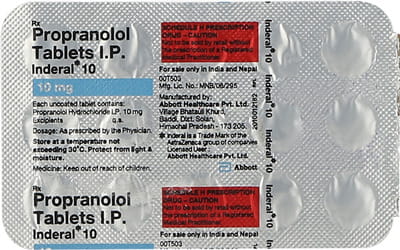 propranolol 10mg emc