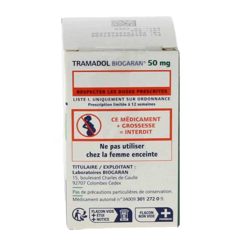 tramadol avec ou sans ordonnance