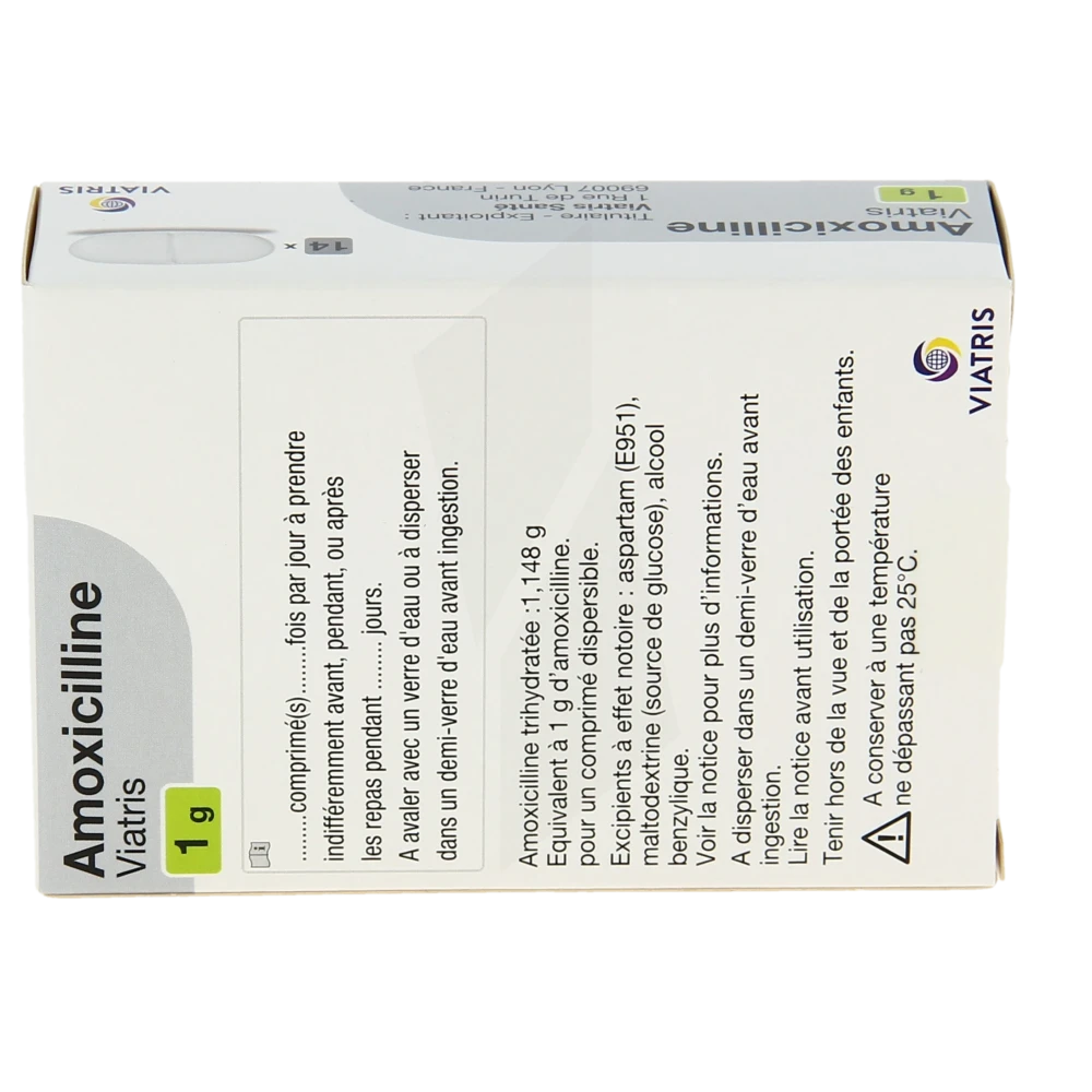 amoxicilline dent prix