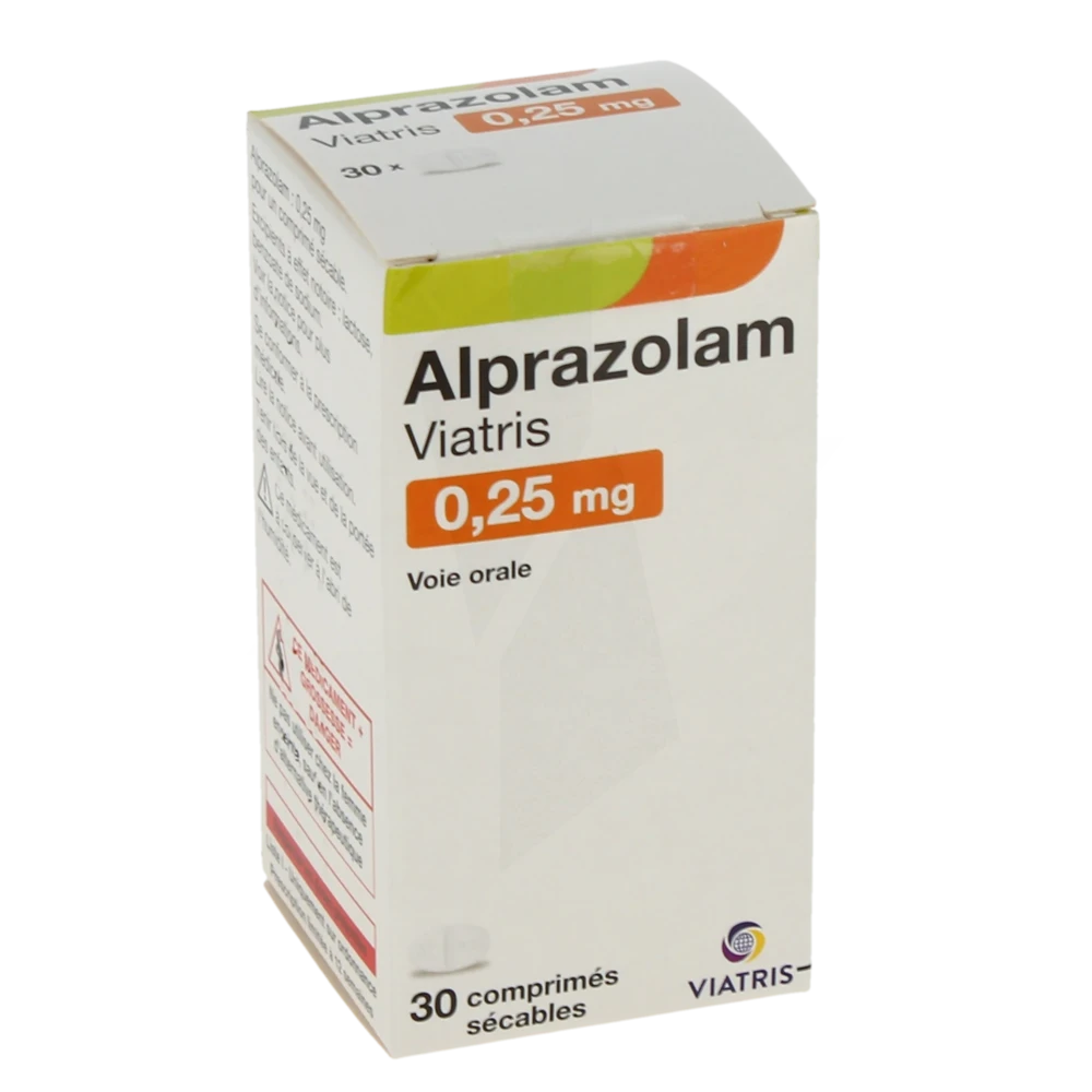 alprazolam 0.25 mg en francais
