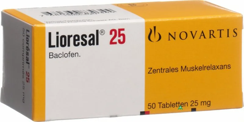 Lioresal de 25 mg