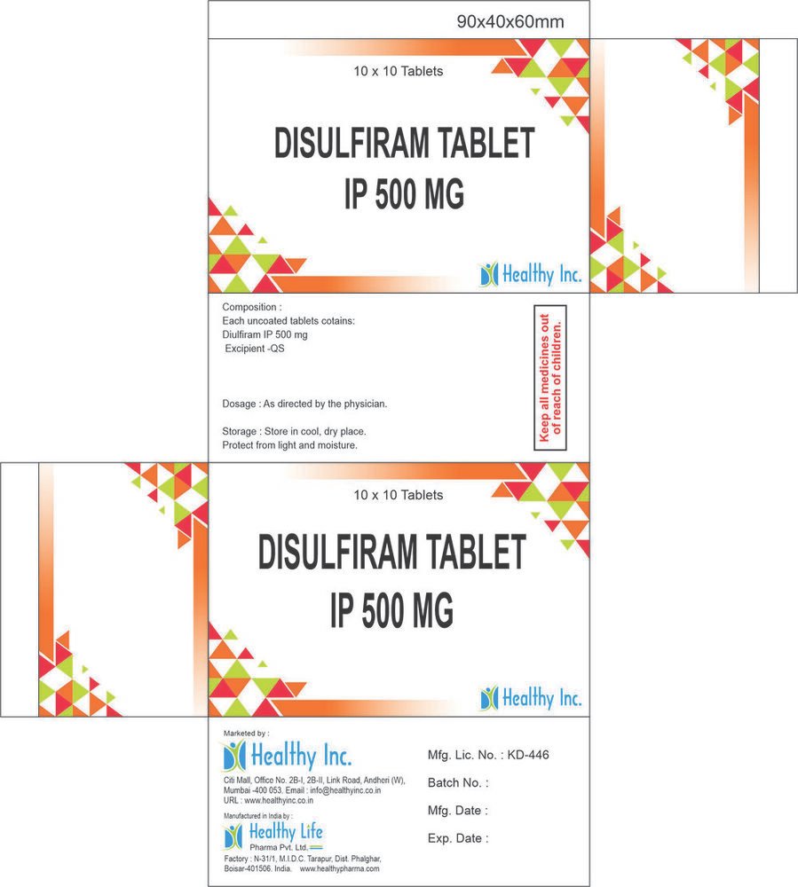 Disulfirame 500mg Online