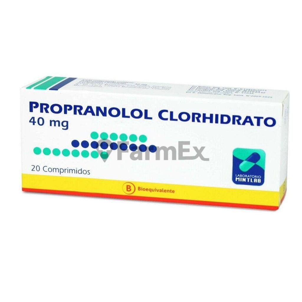 Propranolol x 40 mg