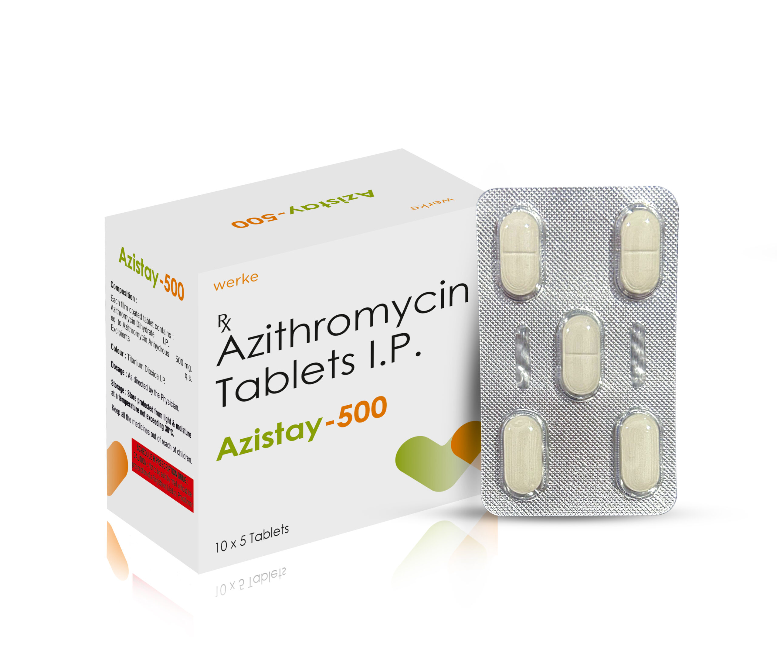 Azithromycin 2 x 500mg