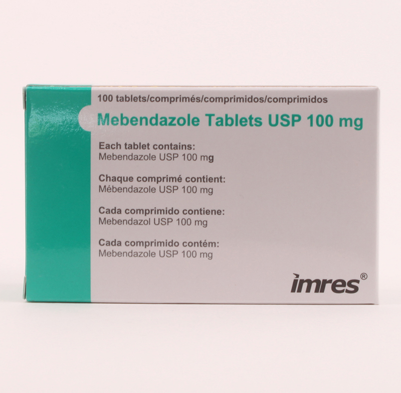 Mebendazole de 100 mg