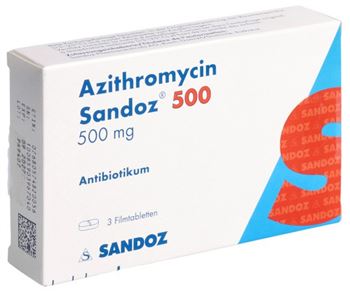 Azithromycin genericon 500 mg