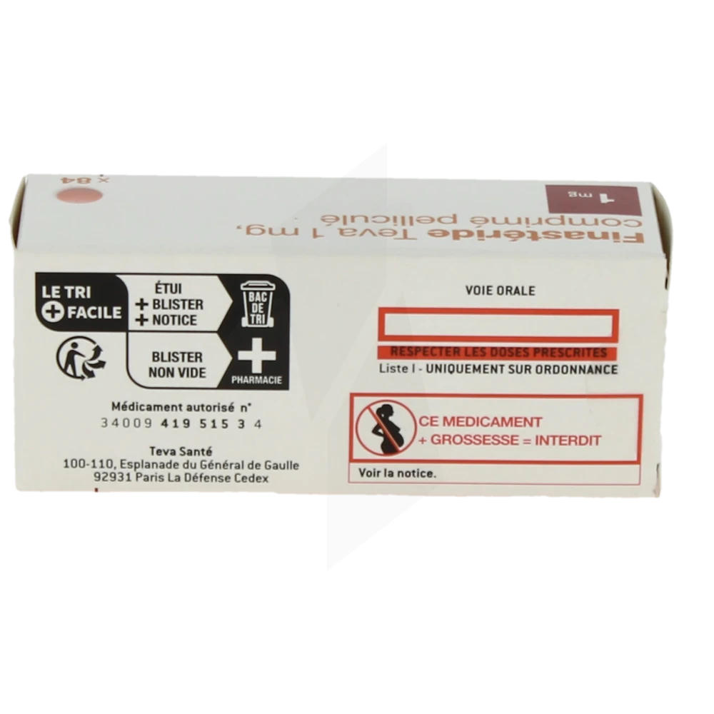 Finasteride teva 1 mg prix