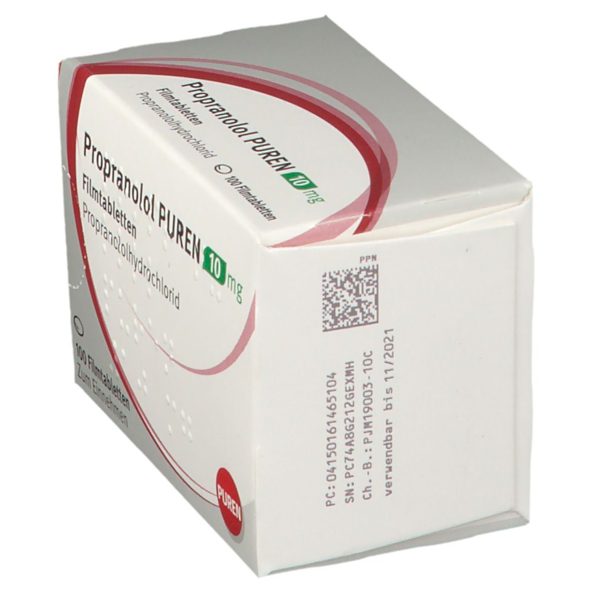 Propranolol 10mg