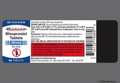 Misoprostol 100mcg