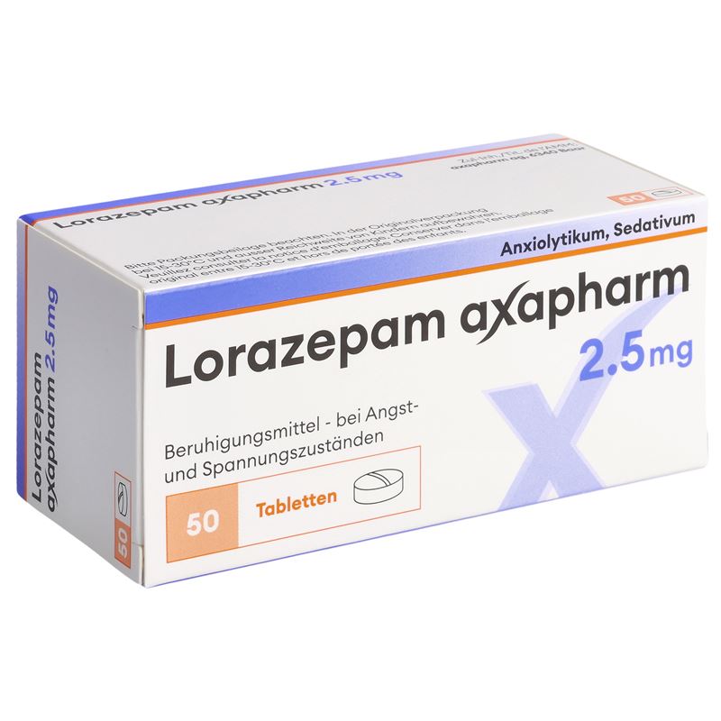 lorazepam 2.5mg prix