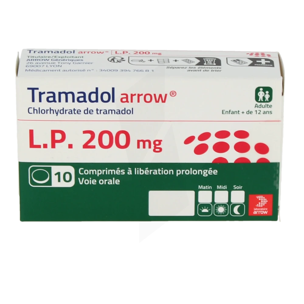 200 mg de tramadol