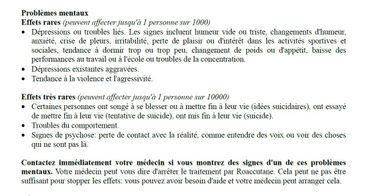 roaccutane moins cher