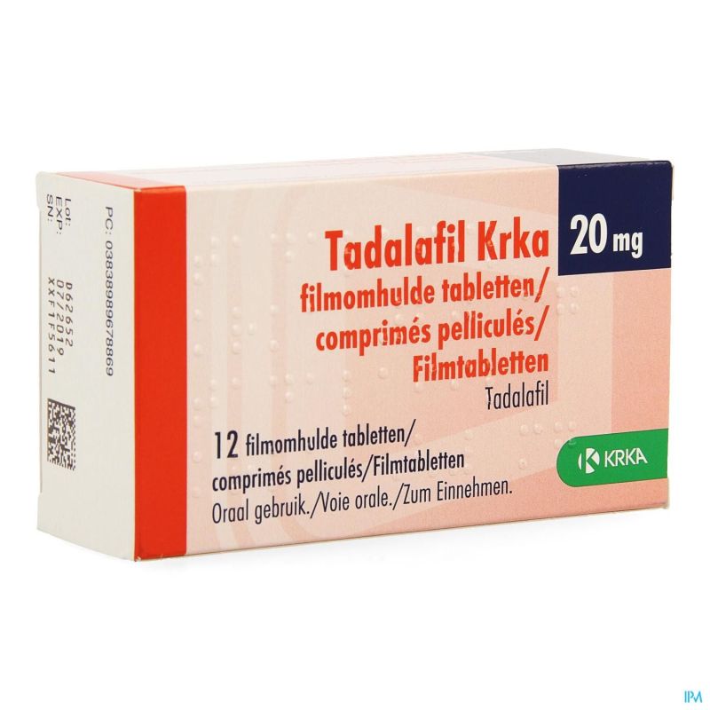 Tadalafil 20mg boite de 8 prix
