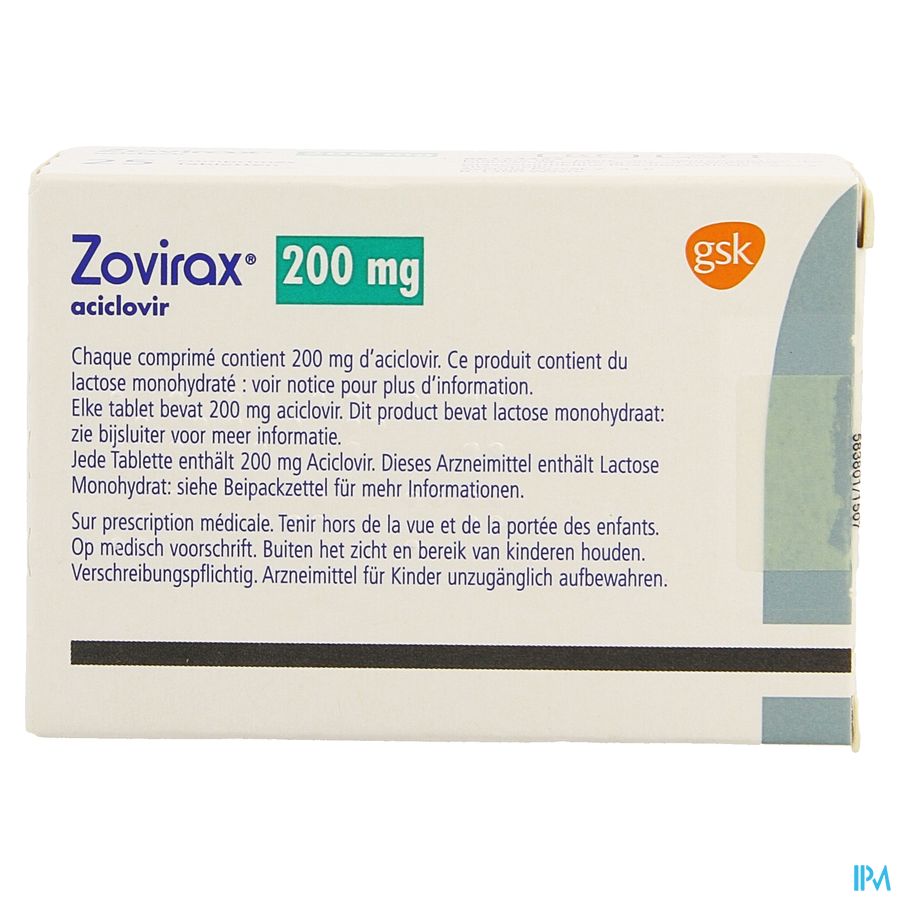 Aciclovir 200 mg sans ordonnance