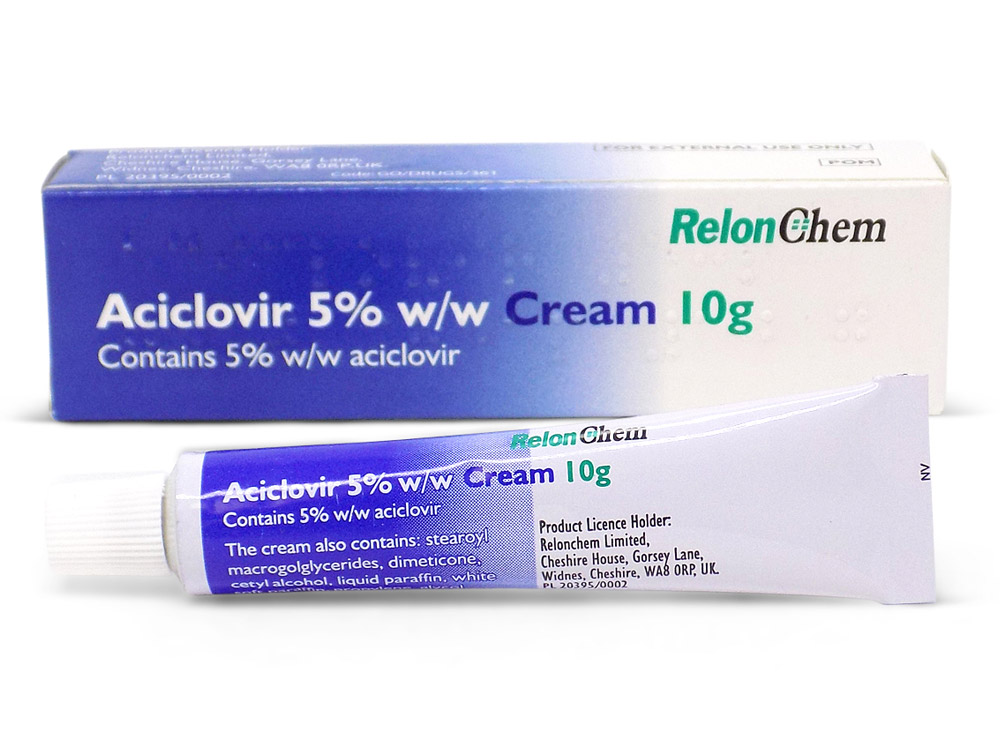 Aciclovir crème 10g prix