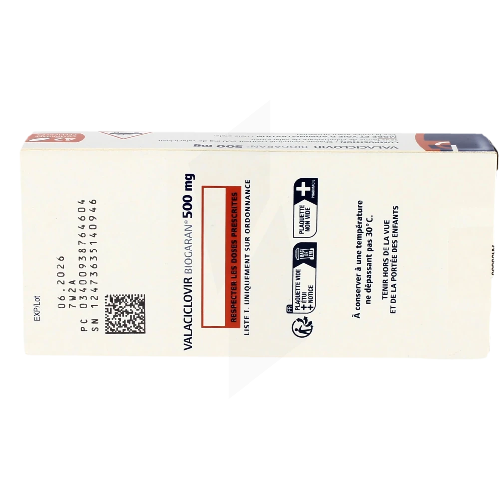 Commander du valacyclovir générique