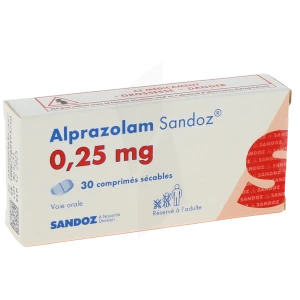 Alprazolam 50 mg prix