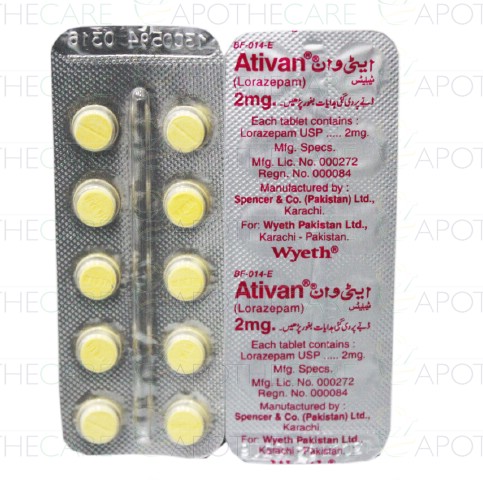 ativan de 2mg