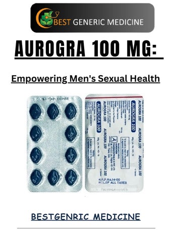 Aurogra 100 sildenafil 100mg