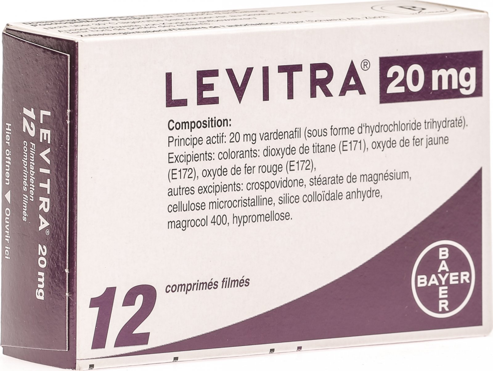 Levitra 20 mg belgique
