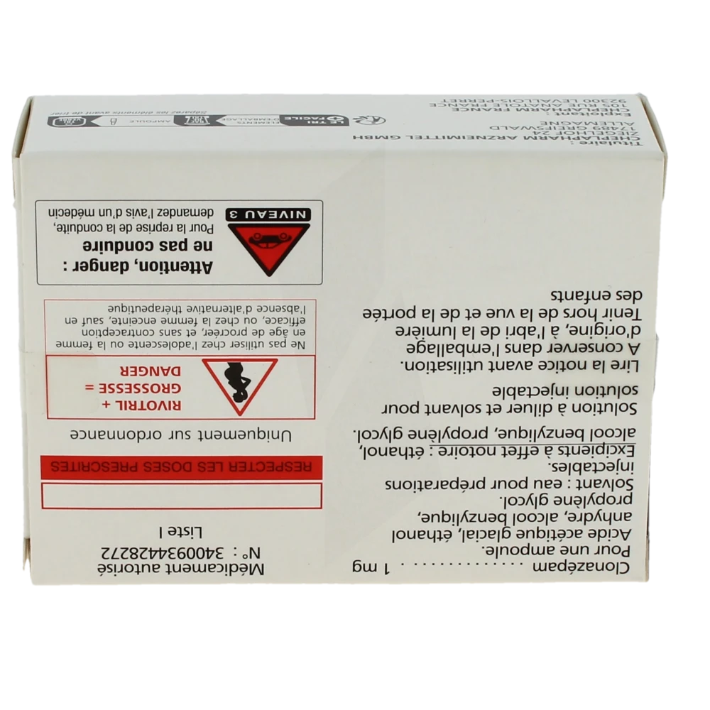 Rivotril De 1mg