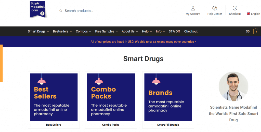 Armodafinil en ligne
