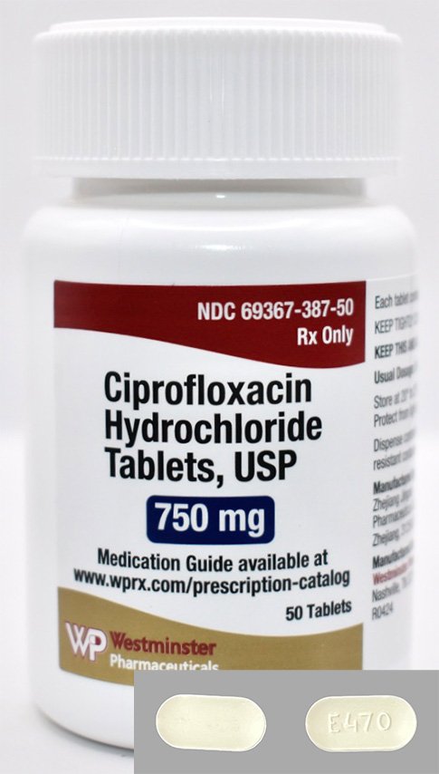 Ciprofloxacin amneal 750 mg