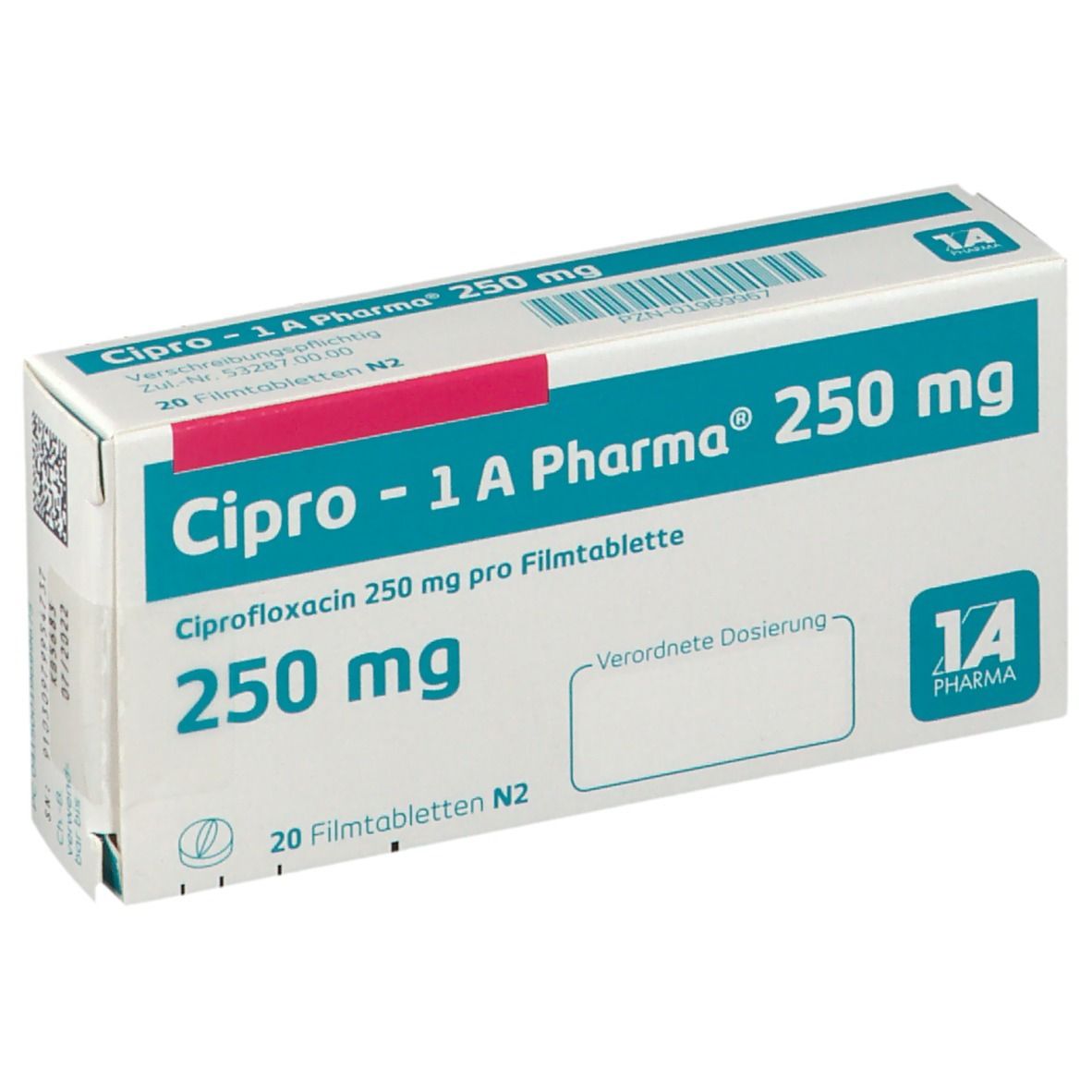 Ciprofloxacin 250mg spc