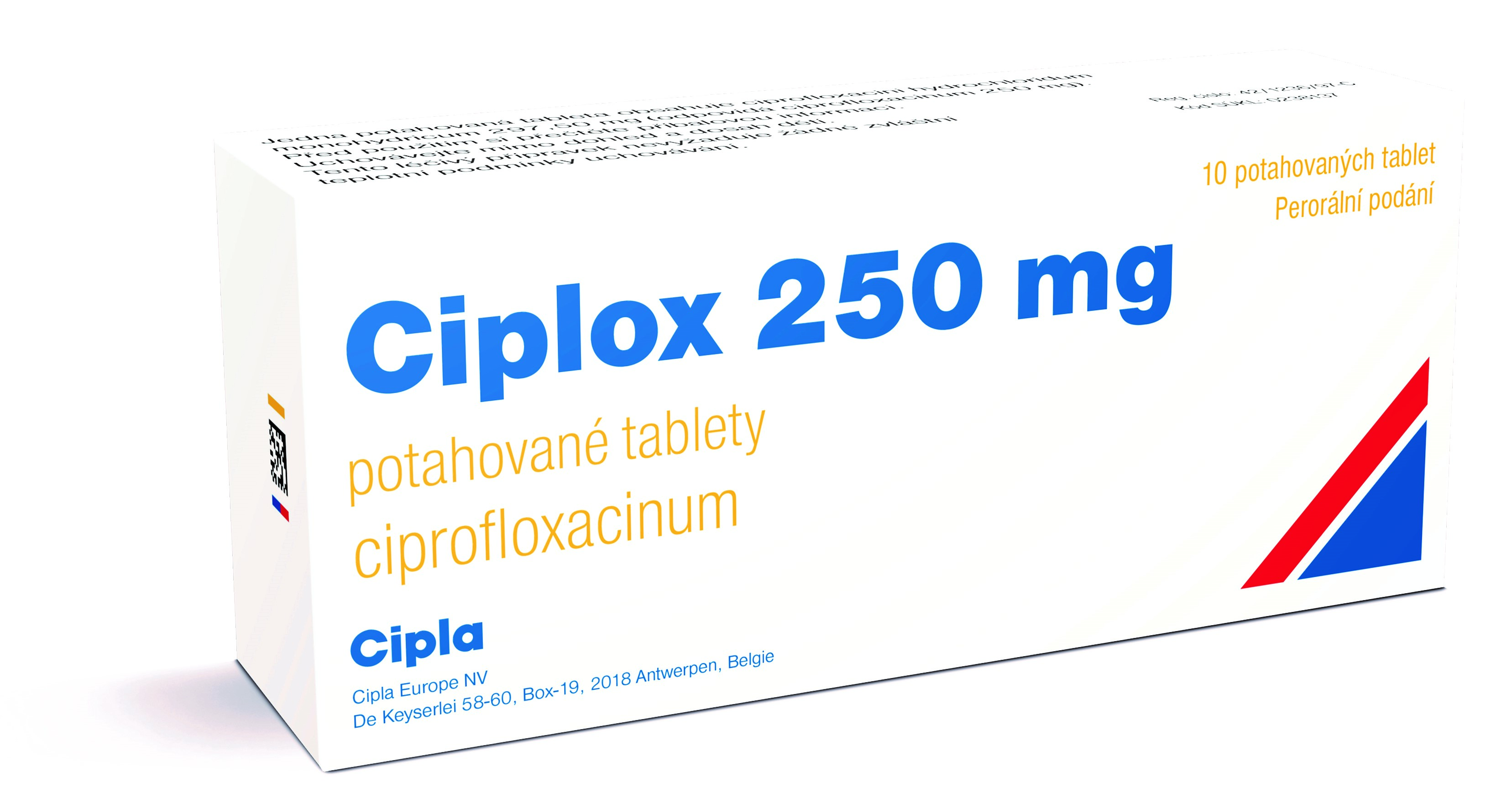 ciprofloxacin 250mg spc