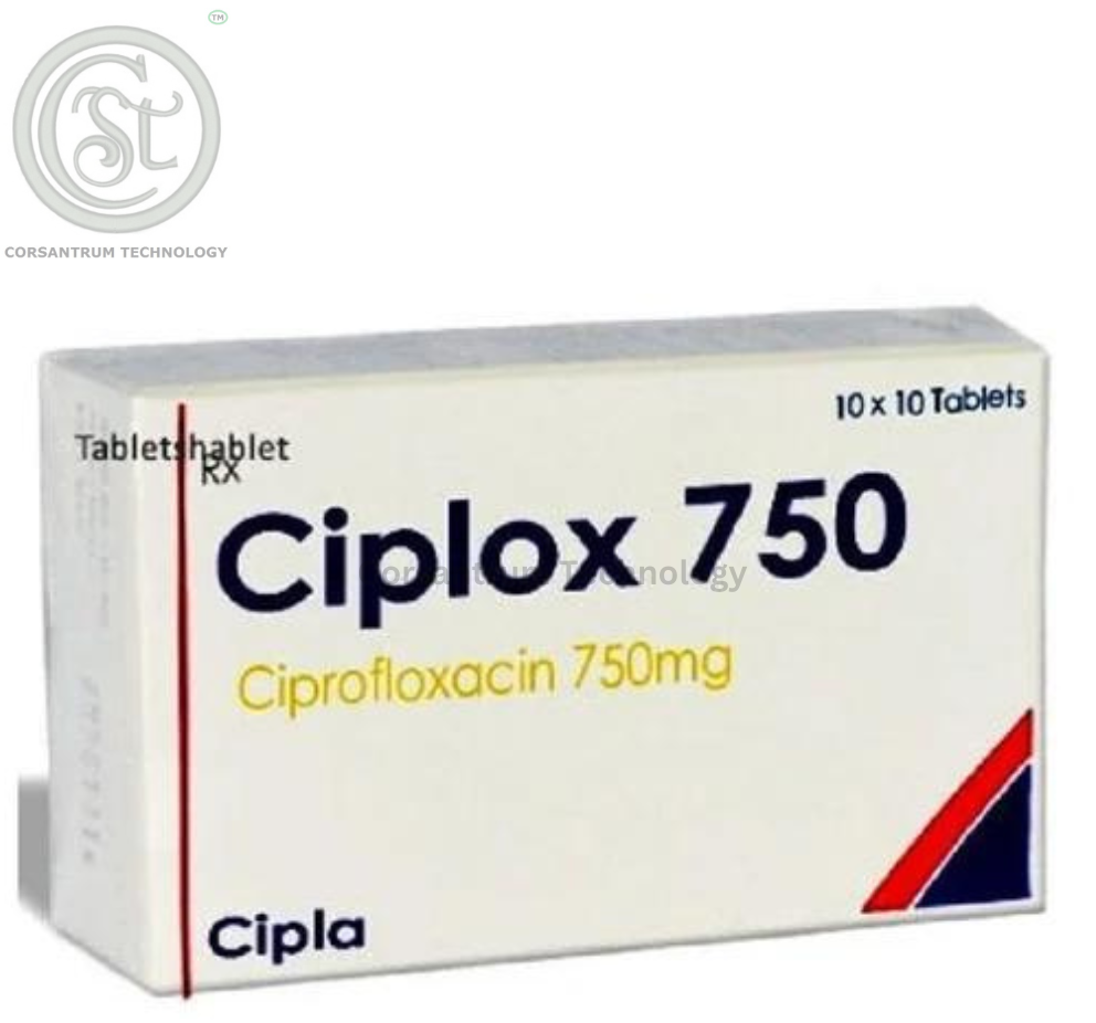 Ciprofloxacin 750 mg cp