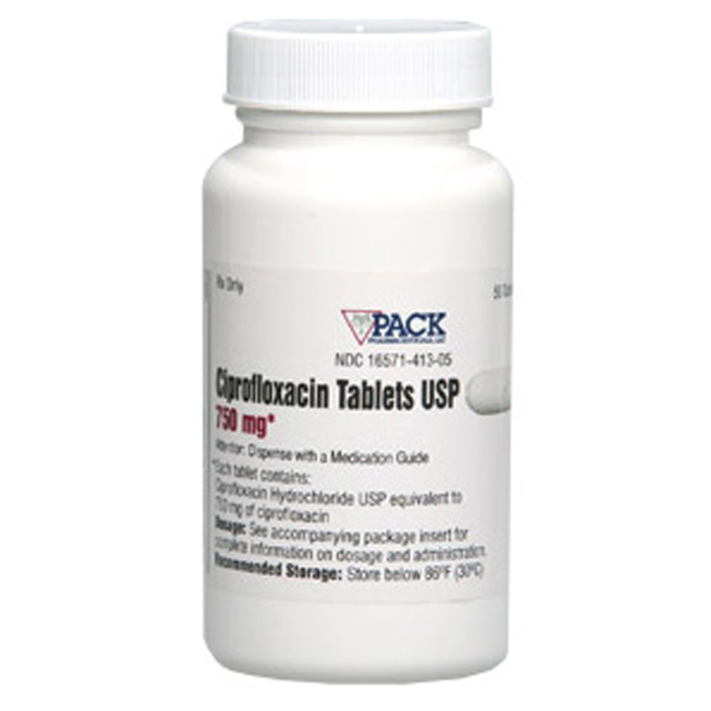 Ciprofloxacin hcl 750mg