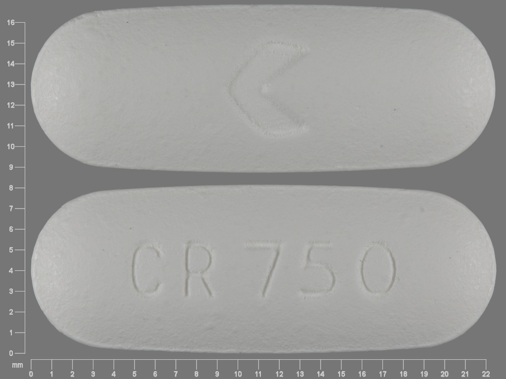 Ciprofloxacin hcl 750mg