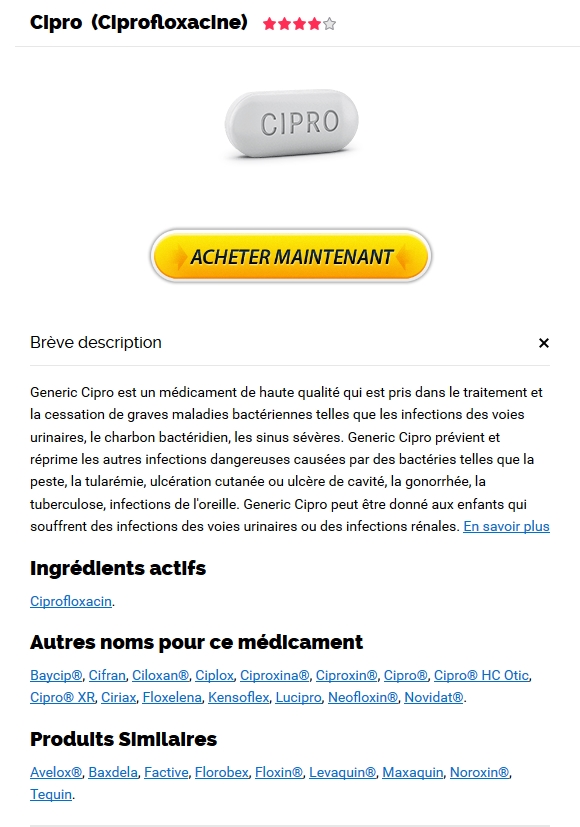 ciprofloxacin pilule