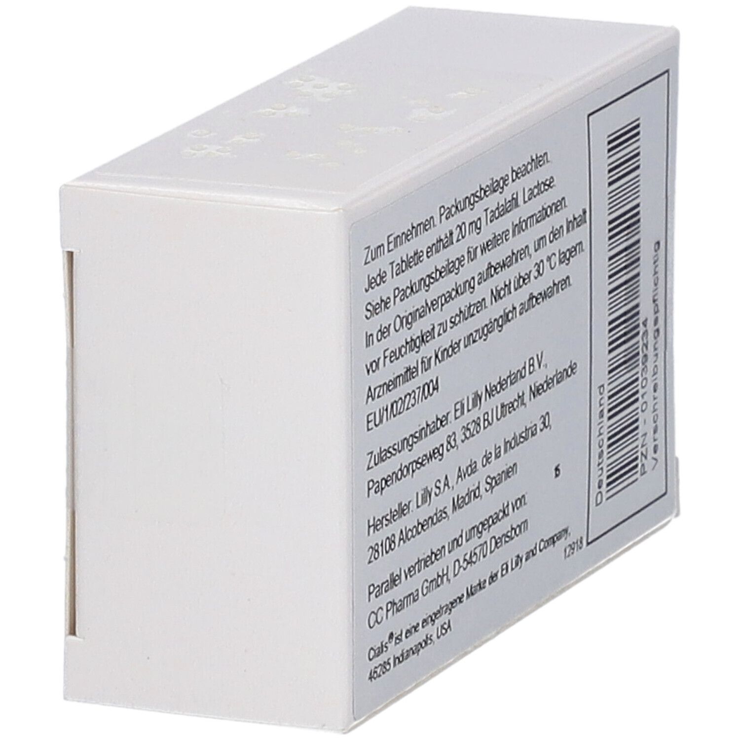 Tadalafil 20 Mg Boîte De 8