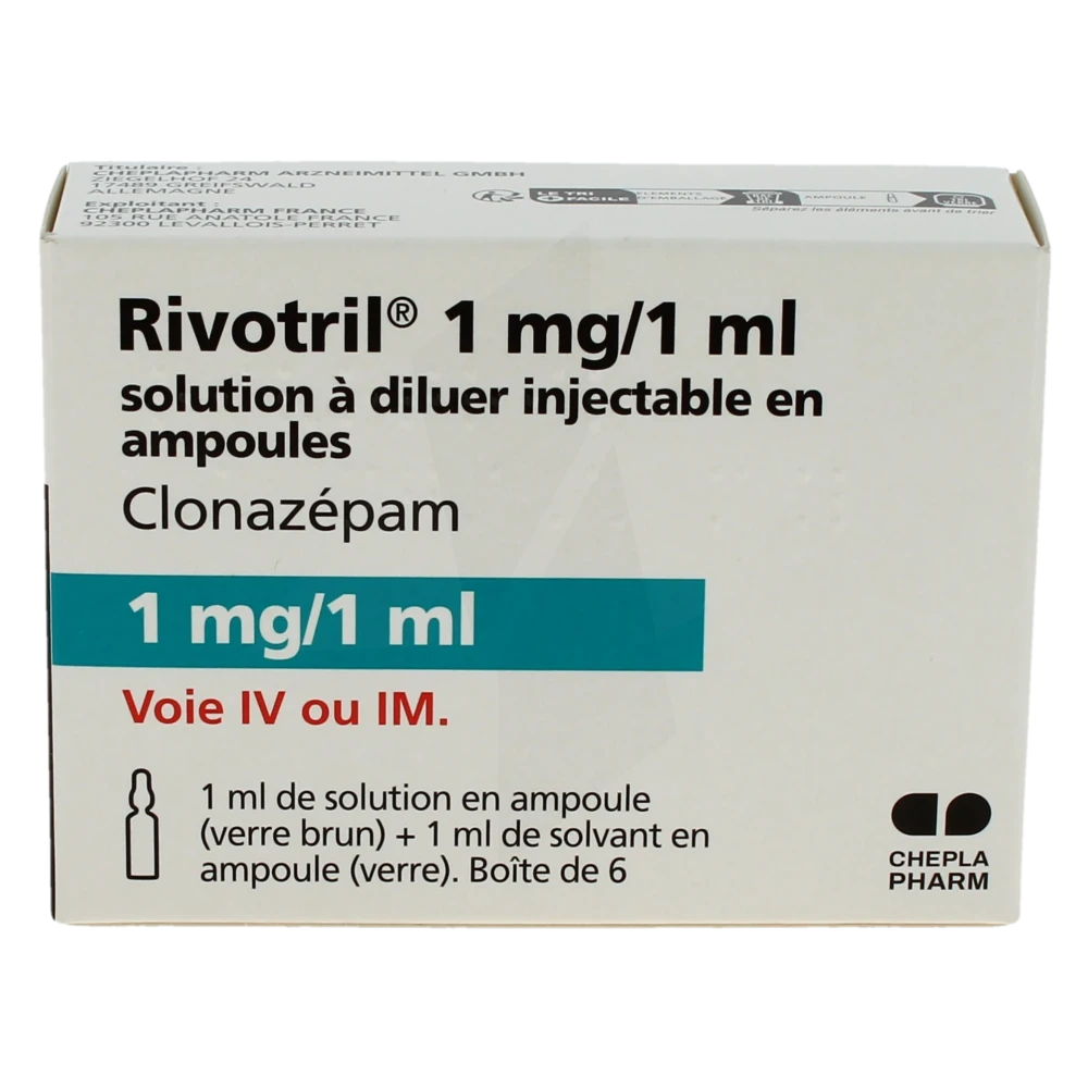 rivotril prix en france