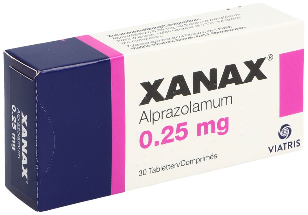 Xanax 0 25 sans ordonnance