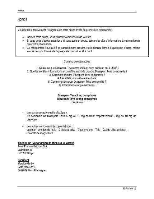 diazepam generique de quel medicament Diazepam Generique De Quel Medicament