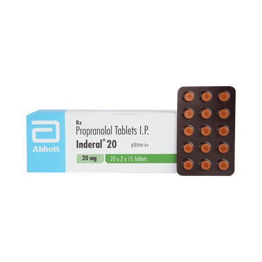 propranolol inderal 20 mg