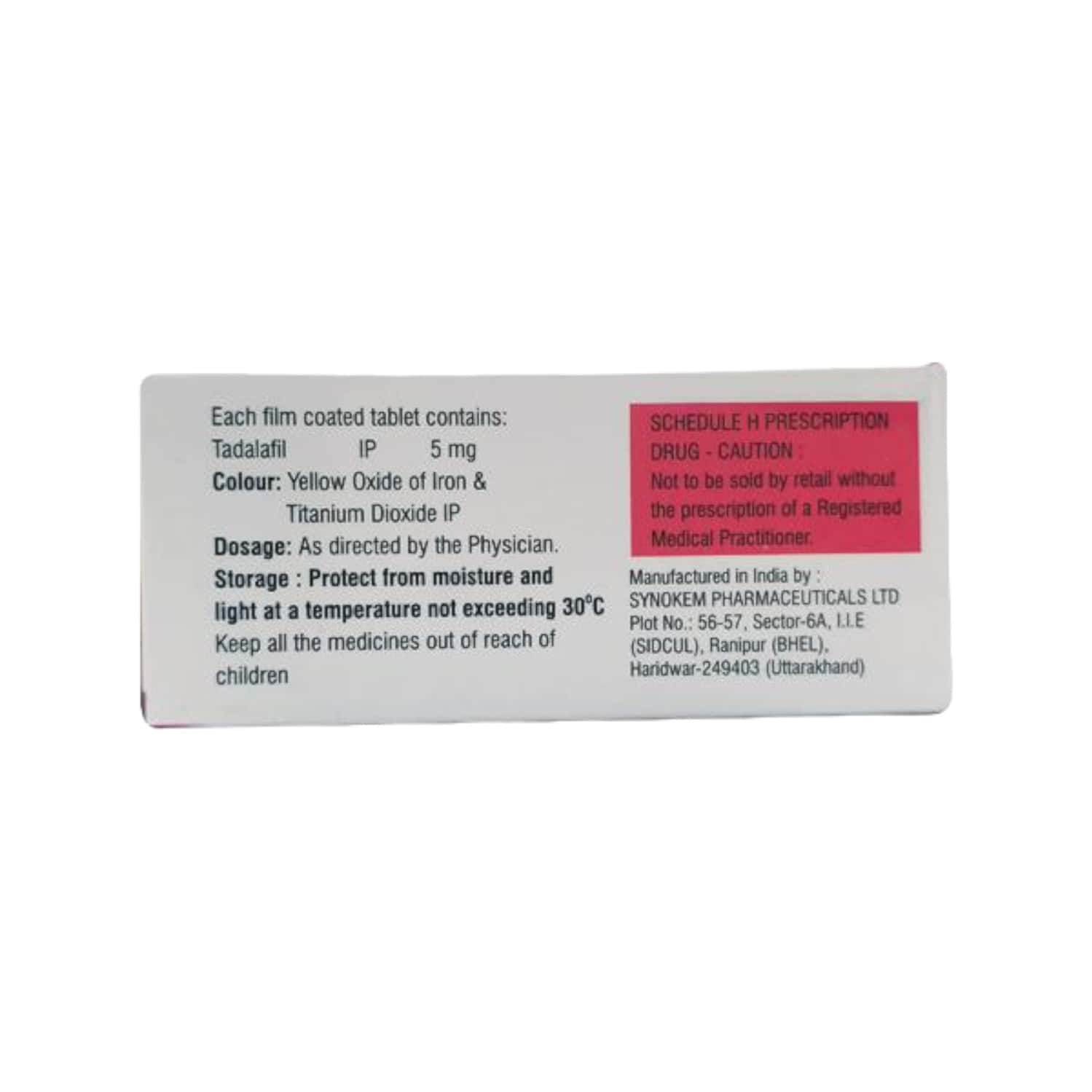 Efil Tadalafil 2.5 Mg