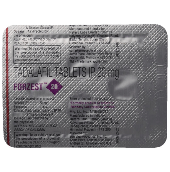 Forzest 20mg online