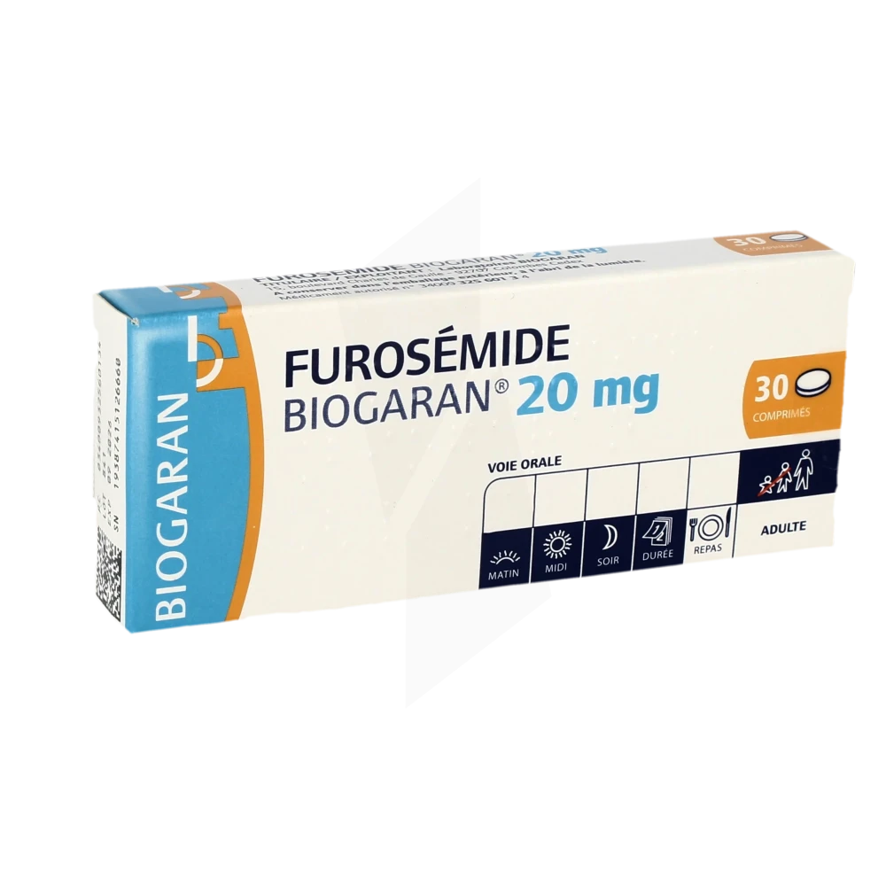 Furosemide 20 prix