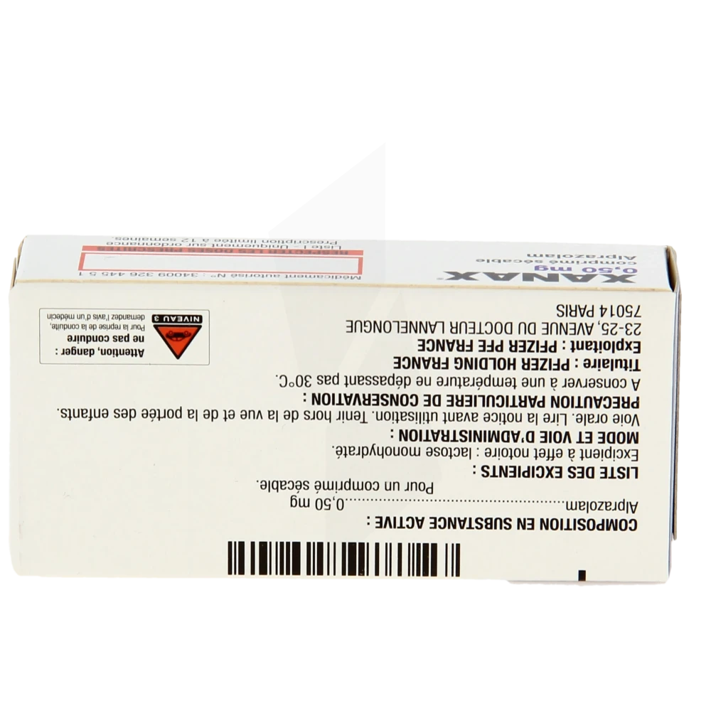 Générique pour xanax