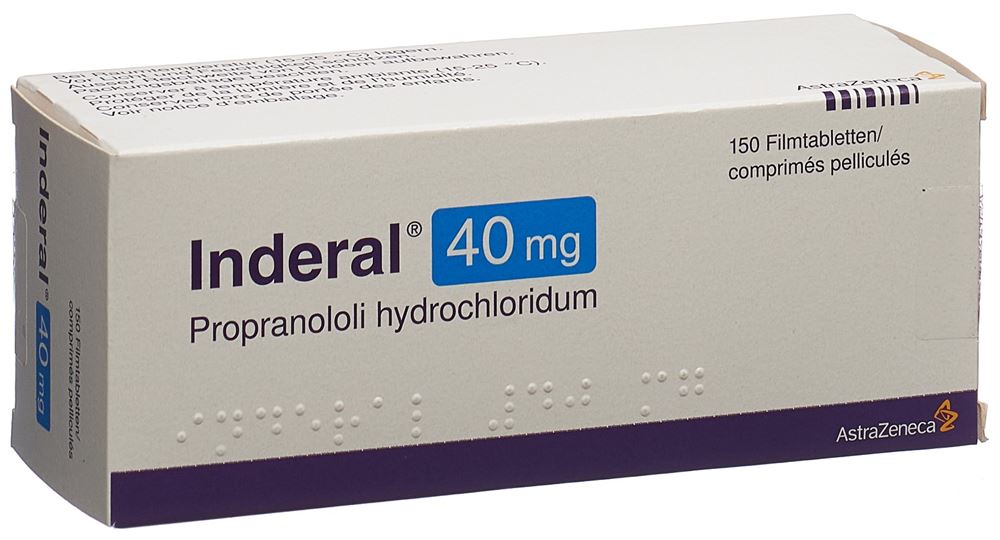 Inderal 40 mg compendium