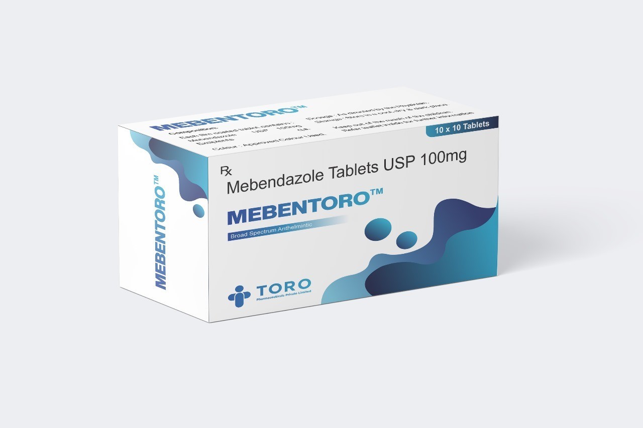 Mebendazole de 100 mg