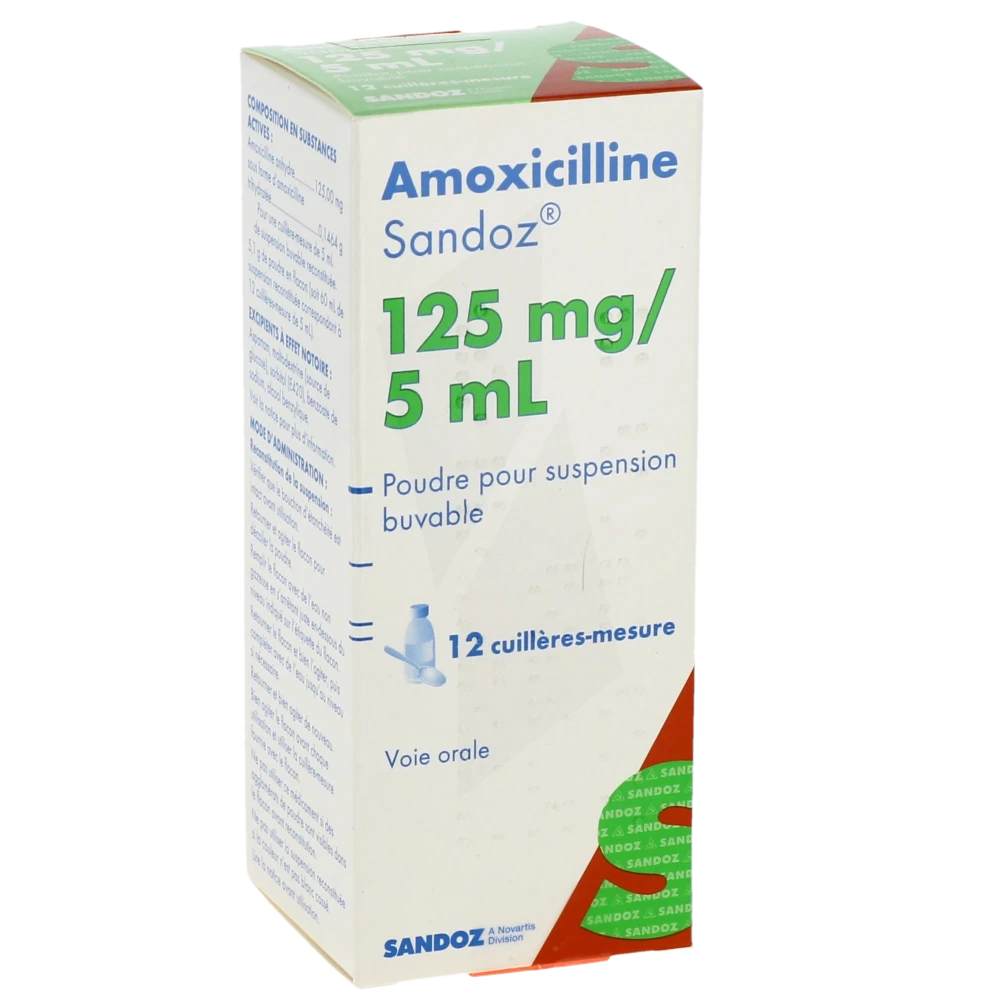 prix amoxicilline sirop