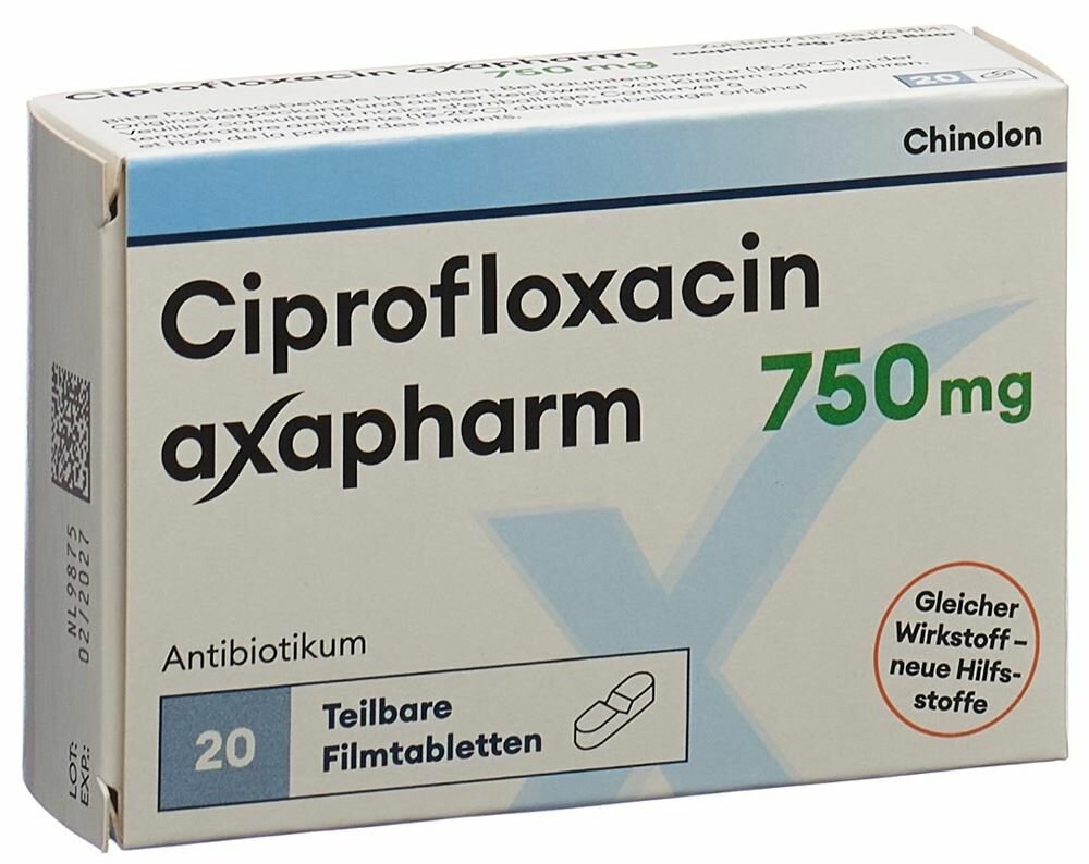 Prix du ciprofloxacin